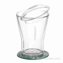 Друк нестандартного логотипу скляна чашка